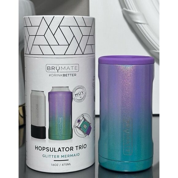 BruMate Hopsulator Trio, GLITTER MERMAID - Picture 1 of 6